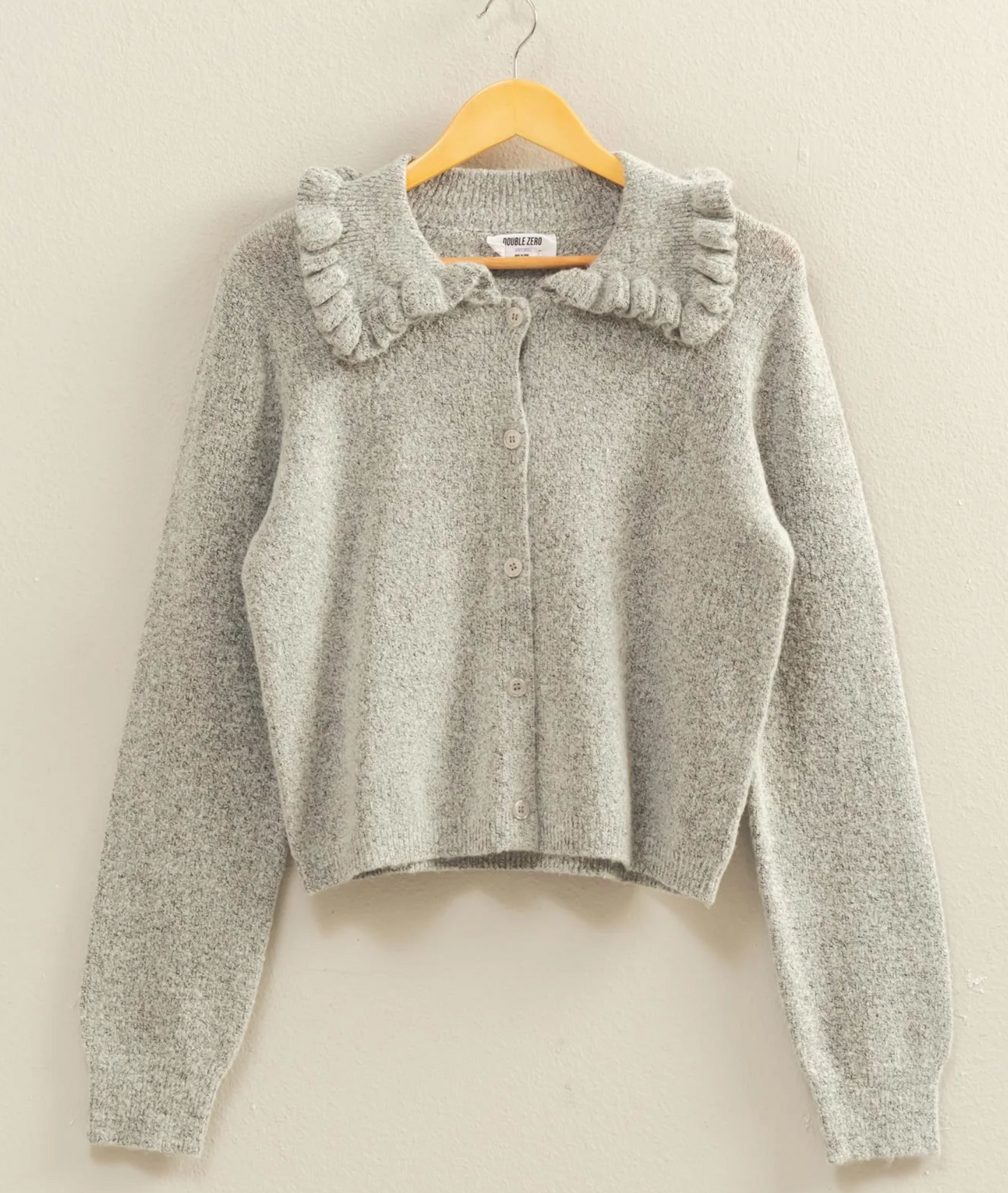 Tatiana Ruffle Collar Cardigan