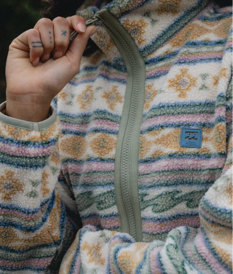 Billabong Rocky Jetty Mock Neck Zip