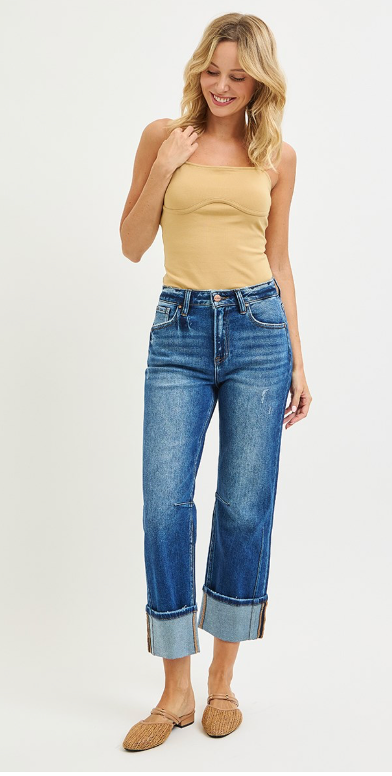 Destiny Straight Jean with Cuff