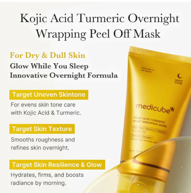Medicube Kojic Acid Turmeric Overnight Wrapping Mask