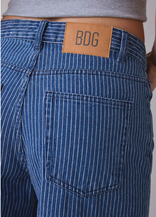 BDG Ozzy Pinstrip Loose Jeans