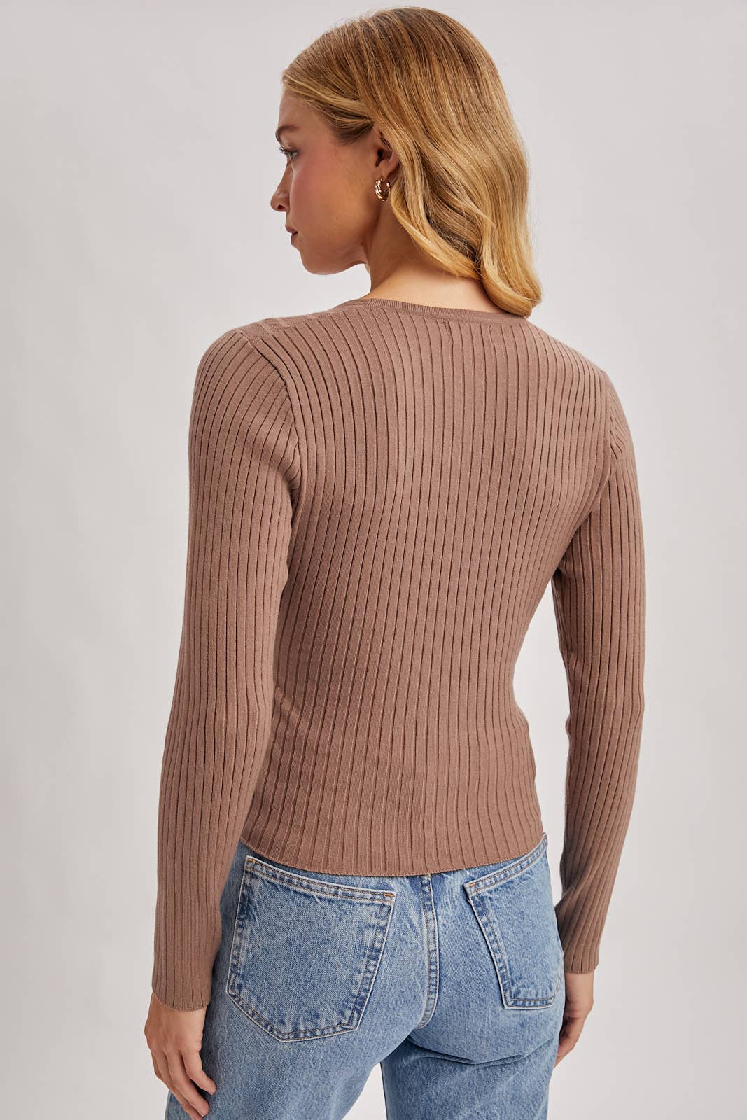Harris Wrap Knit Sweater Top