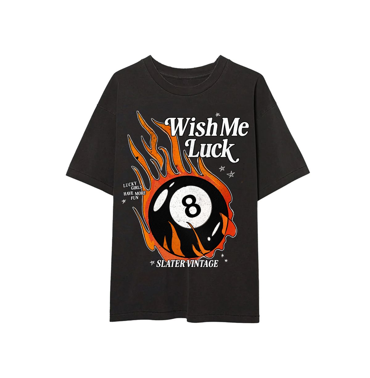Wish Me Luck Cotton Heavyweight Tee