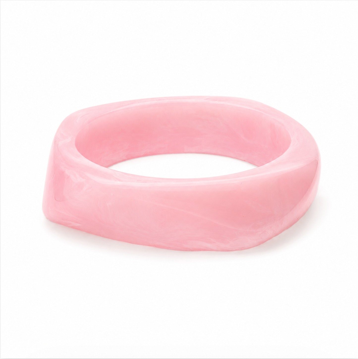 Pale Pink Everyday Resin Bangle