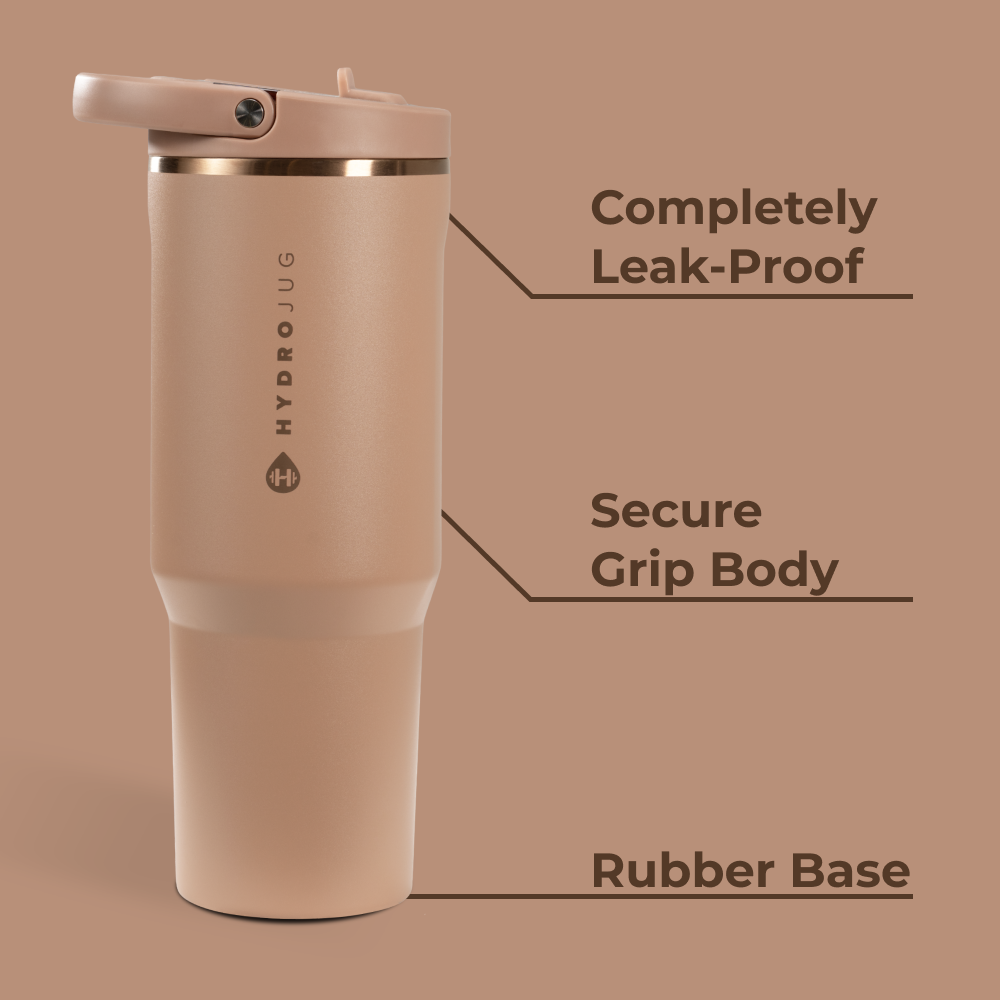 Caramel HydroJug 32 oz Sport Water Bottle