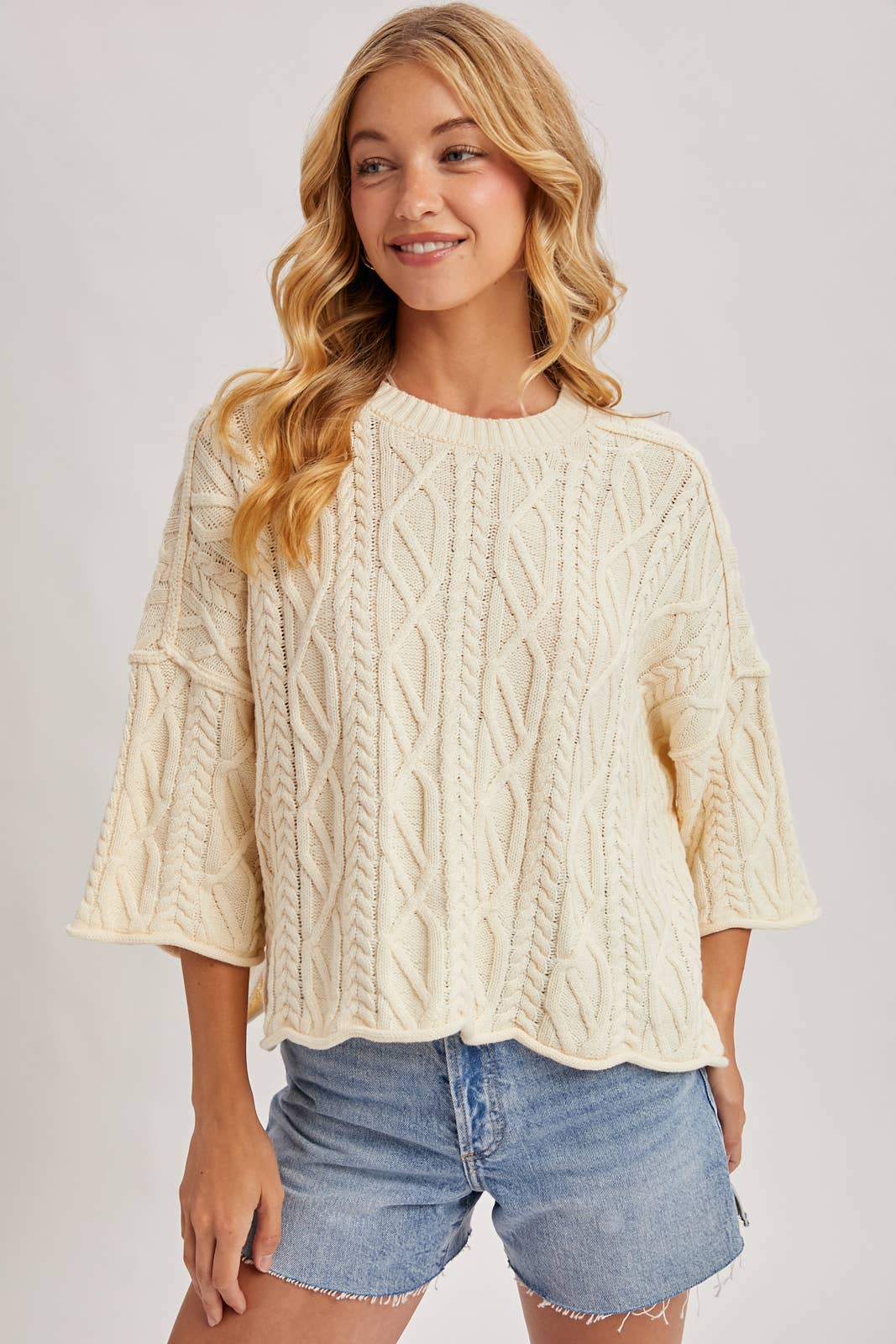 Joanne Cable Knit Sweater
