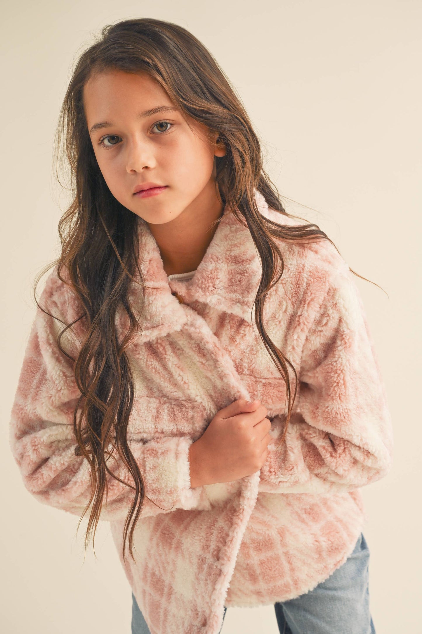 TWEEN PLAID SHACKET (7-14)