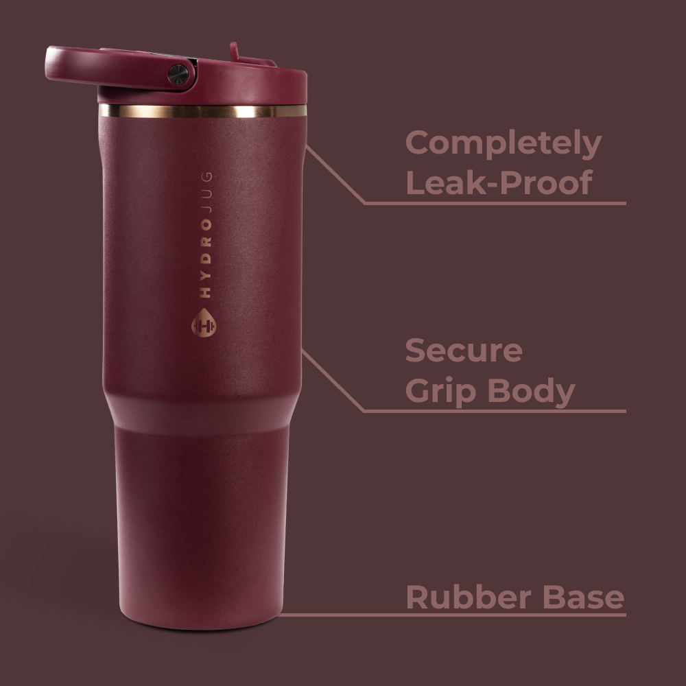 Merlot HydroJug 32 oz Sport Water Bottle