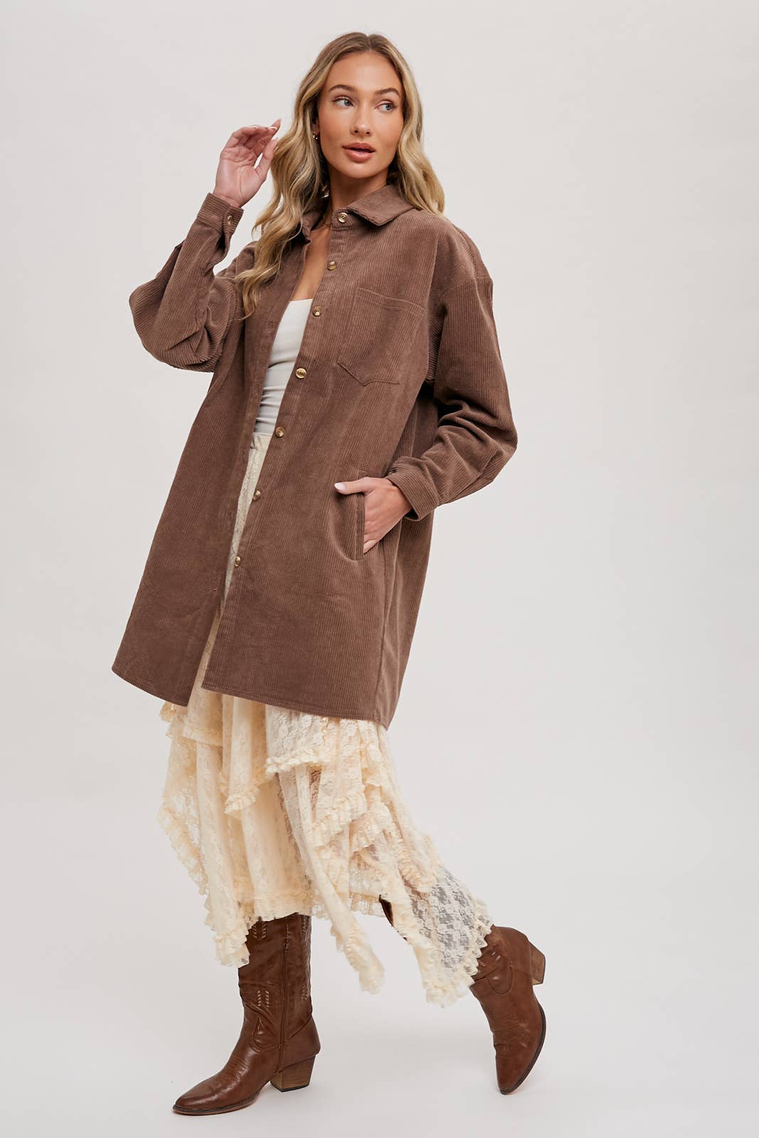 Round Up Layered Lace Skirt