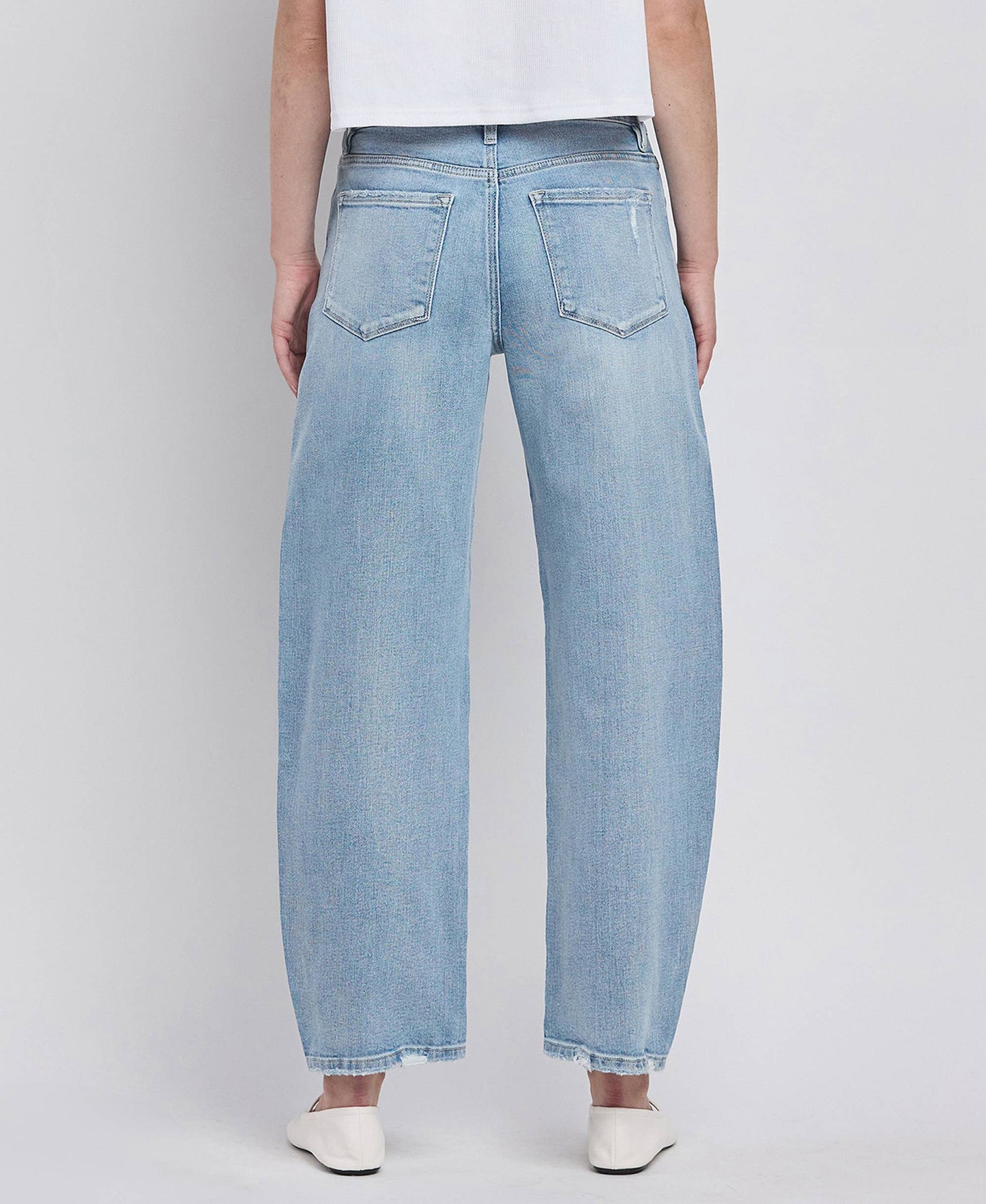 Jennie Barrel Leg Jean