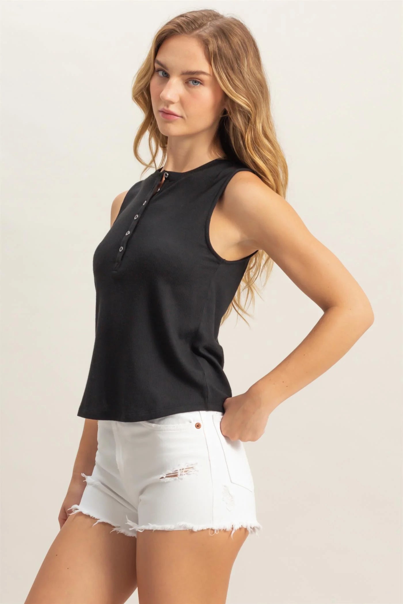 Jenny Button Tank