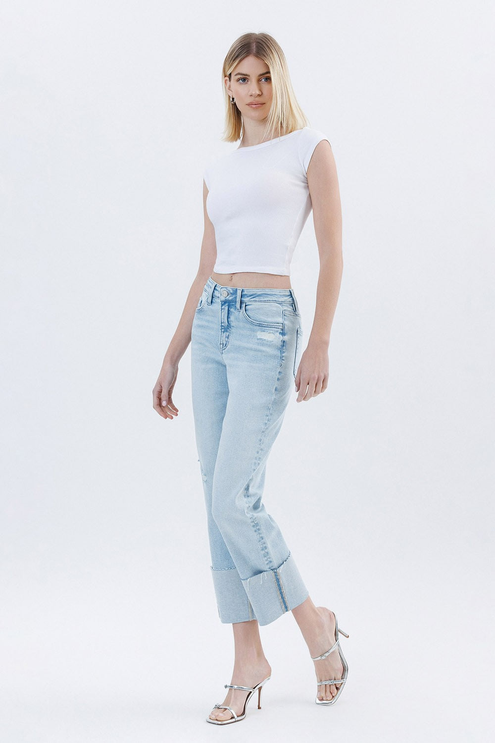 Joey Cuffed Crop Jean