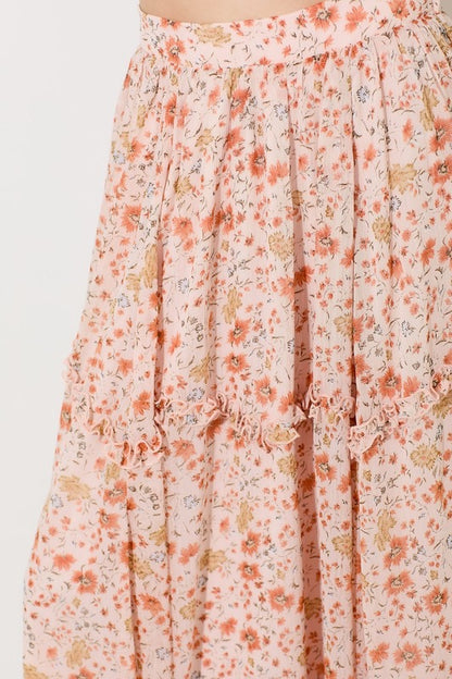 Coral Midi Skirt