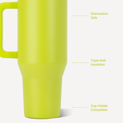 Lemon Lime HydroJug 40 oz Traveler Tumbler