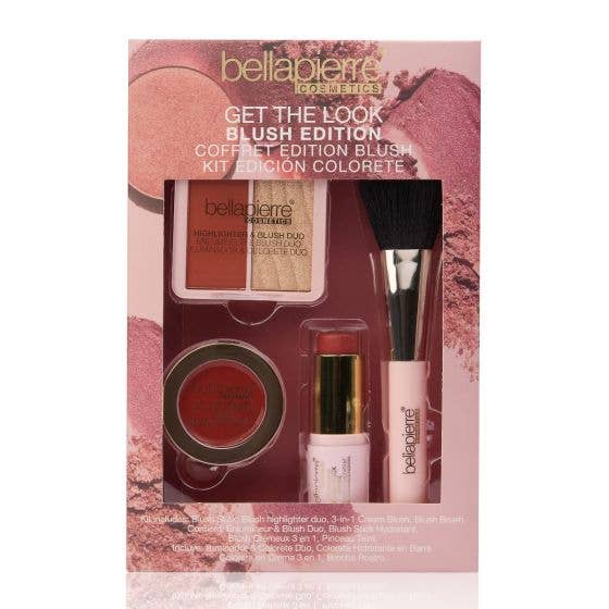 BELLAPIERRE Get The Look Blush Edition Makeup Set Kit Gift