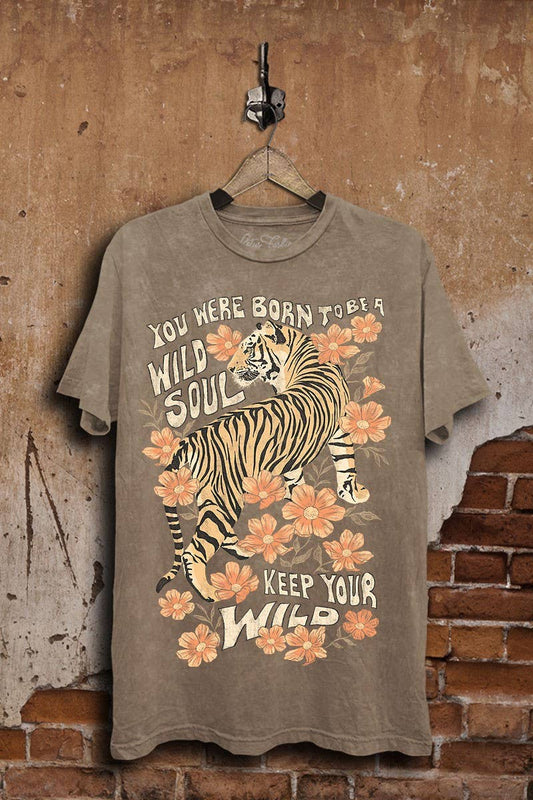 Wild Soul Tiger Graphic Top