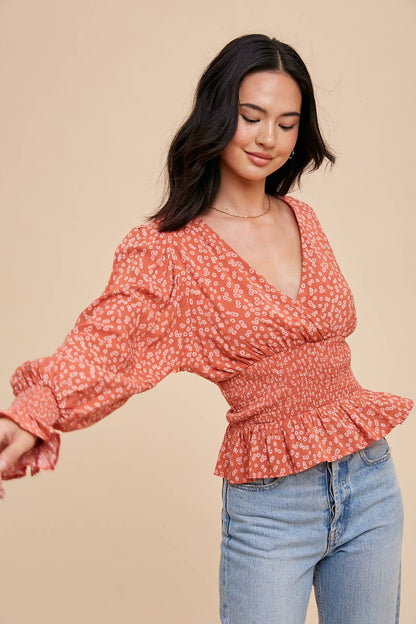 Ditsy Floral Blouse