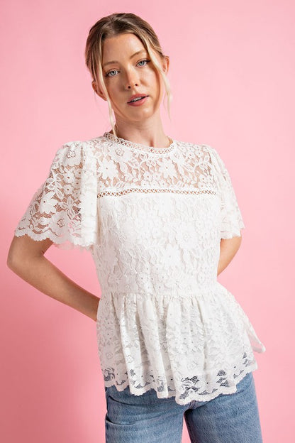 Amelia Lace Top