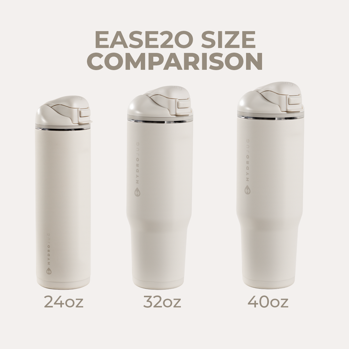 Linen HydroJug 24 oz Ease2o