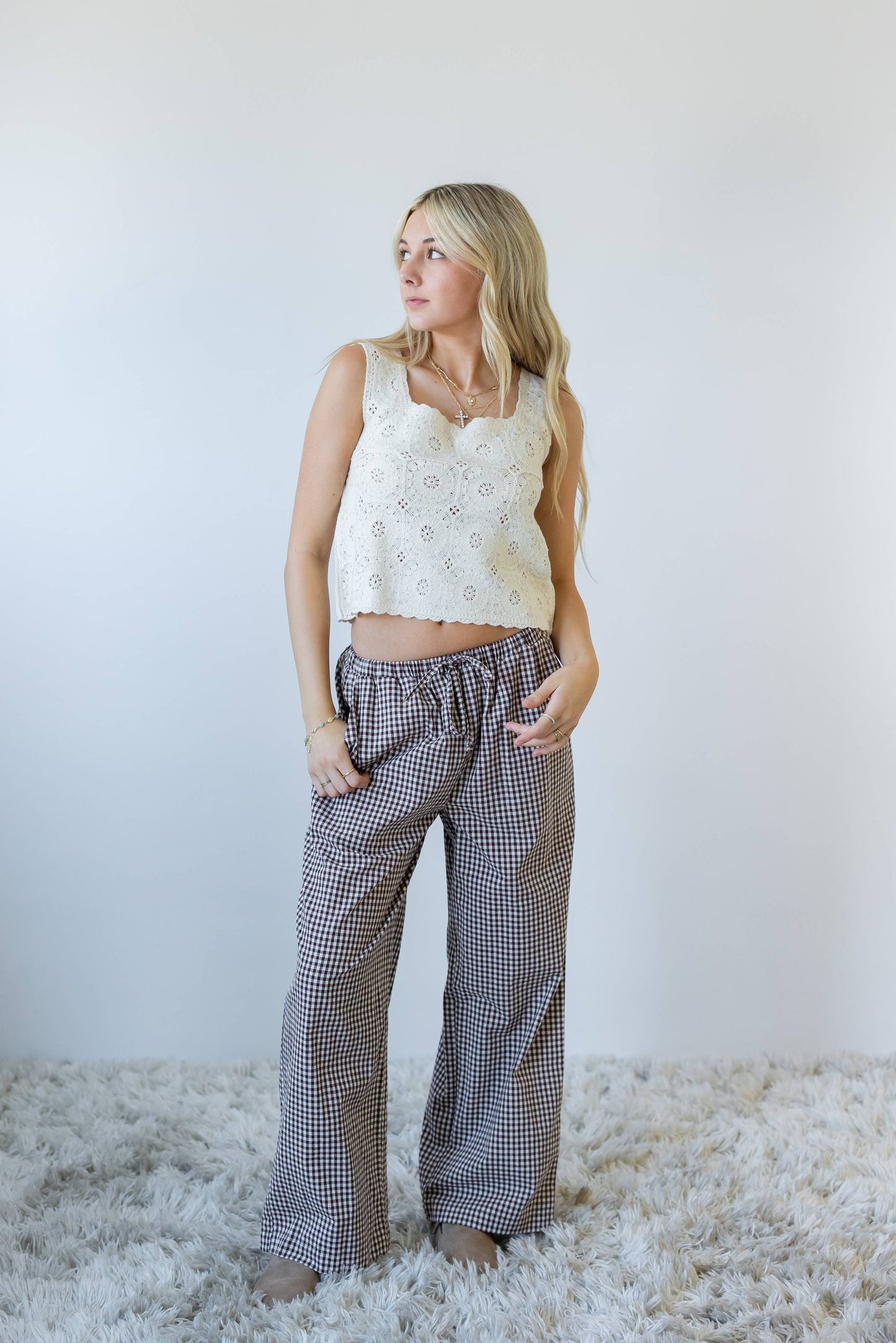 Olivia Gingham Pants