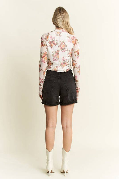 Amie Floral Mesh Top *Two colors