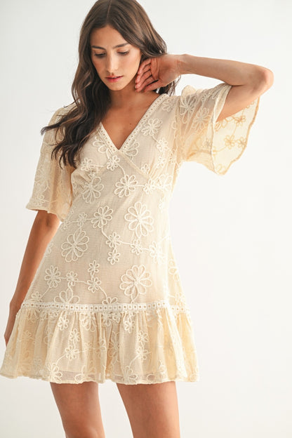 Ella Lace Mini Dress
