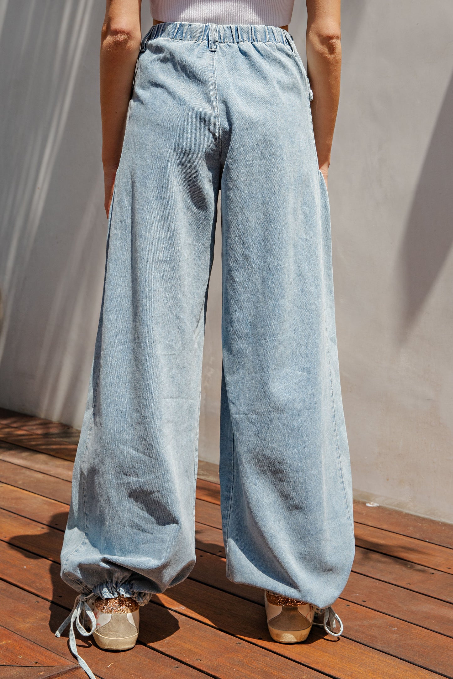 Cinch Wide Leg Pants