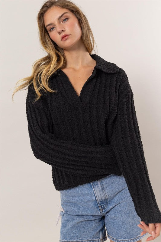 LeeAnn Collared Sweater