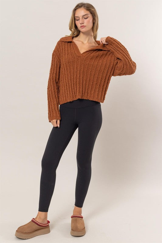 LeeAnn Collared Sweater