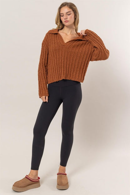 LeeAnn Collared Sweater