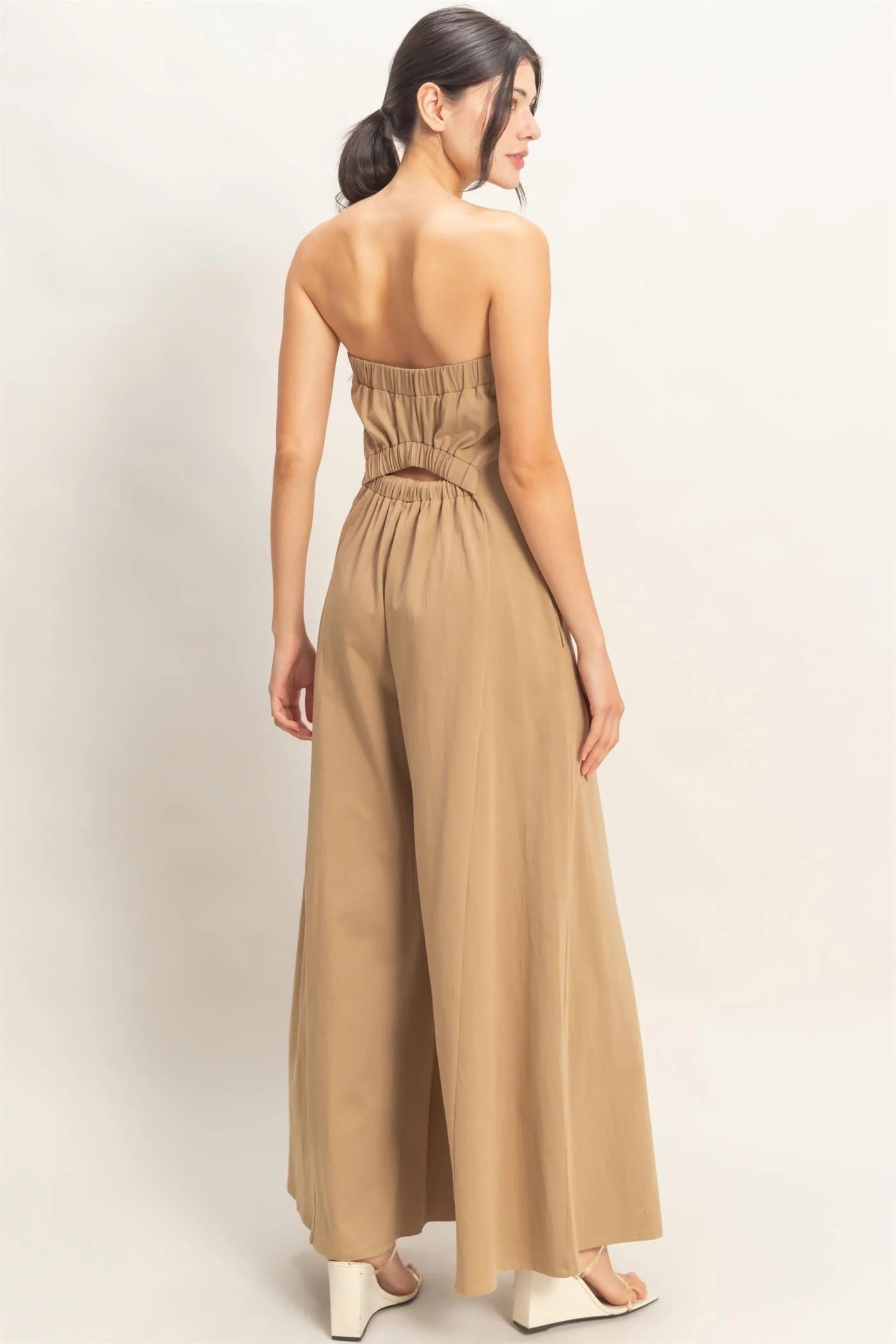 Michelle Strapless Jumpsuit (Two Colors)*