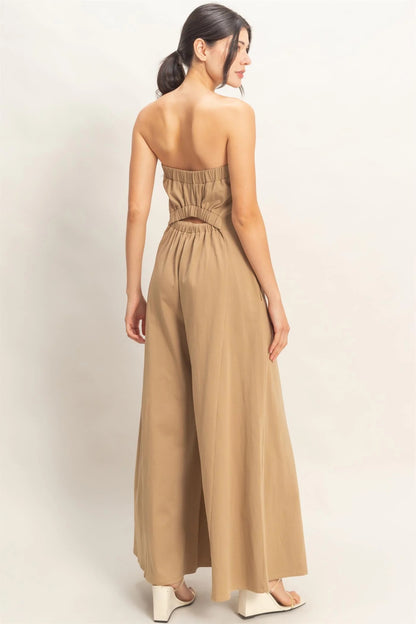 Michelle Strapless Jumpsuit (Two Colors)*