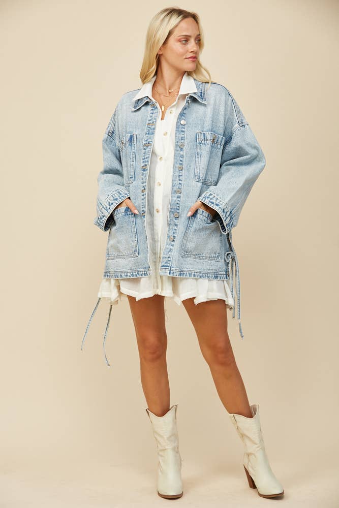 Jasmine Boho Denim Jacket