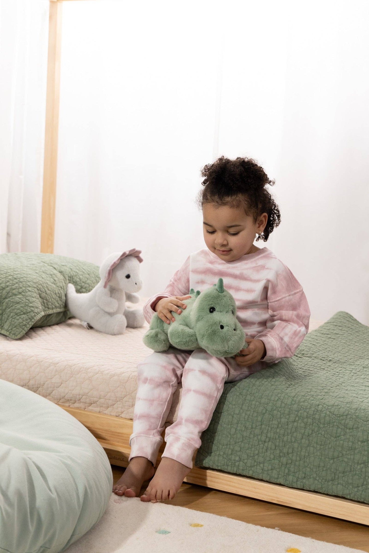 Dino Plush Toy - Light Green Stegosaurus