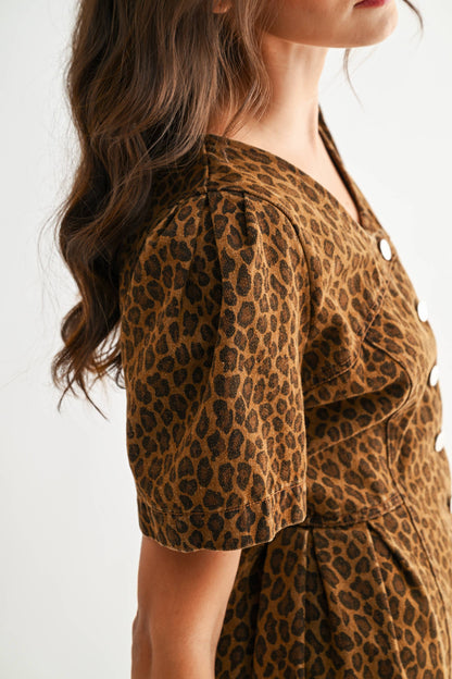Charmaine Cheetah Dress