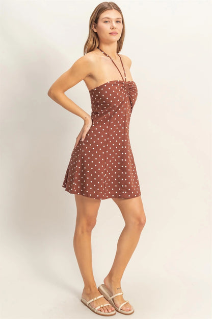 Leanne Polka Dot Dress (Two Colors)*