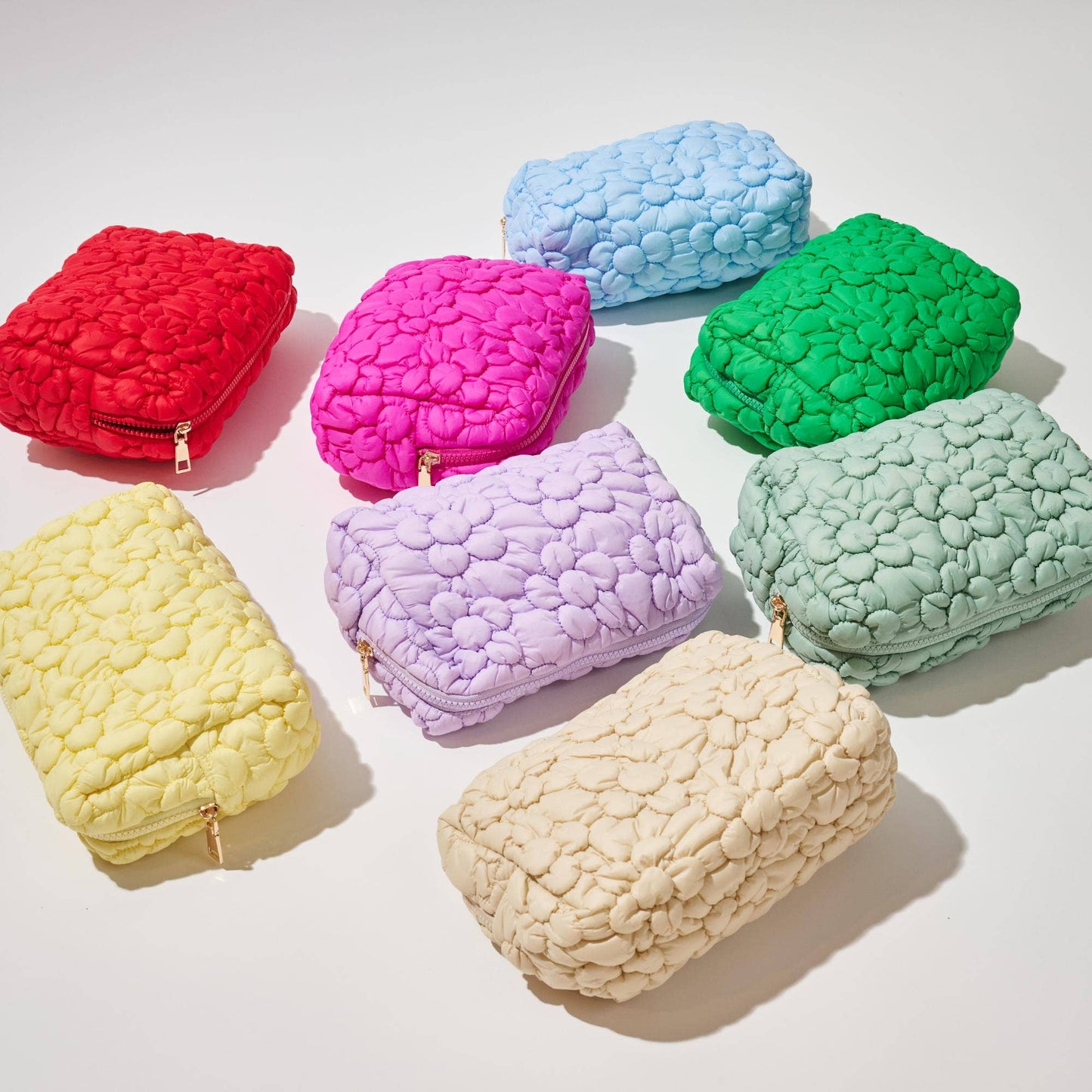 Flora Pop Nylon Cosmetic Pouch