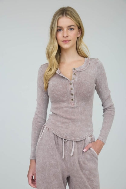 Johnny Henley Top (4 Colors)