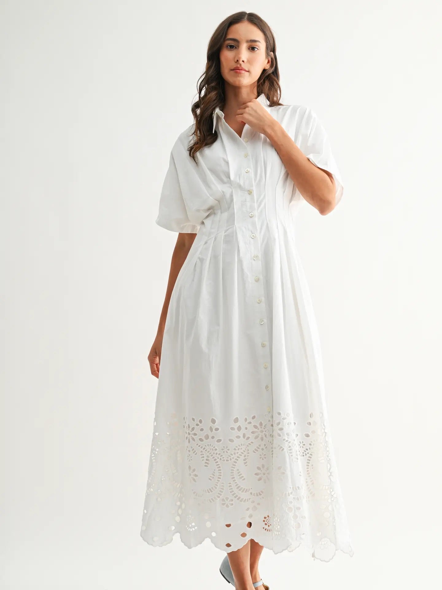Klara Eyelet Dress