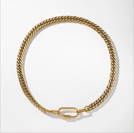 Harlow Gold Chain Necklace | Stainless Steel + Waterproof