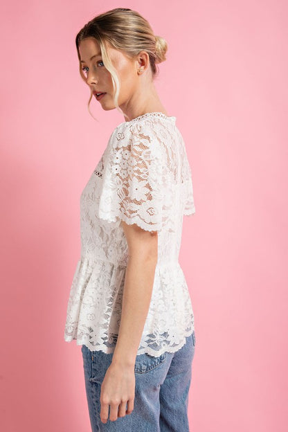 Amelia Lace Top