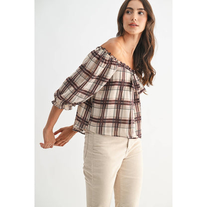Kaye Plaid Blouse