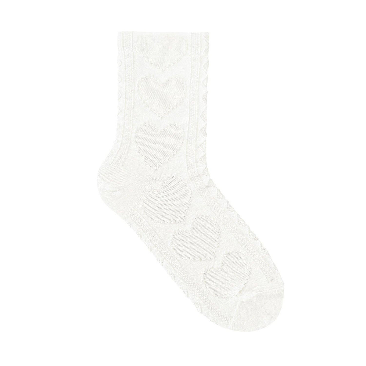 Women's Crew Heart Twist Socks