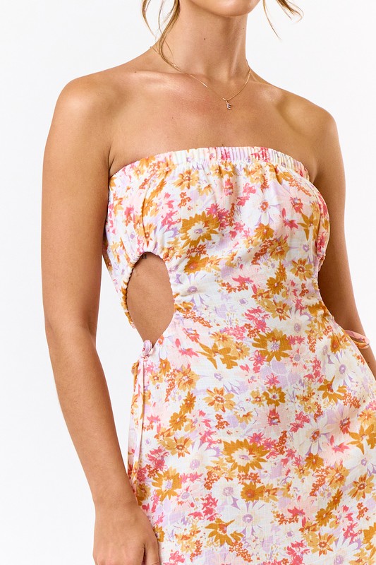 Sunset Floral Maxi Dress