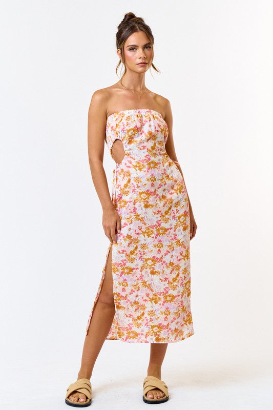 Sunset Floral Maxi Dress