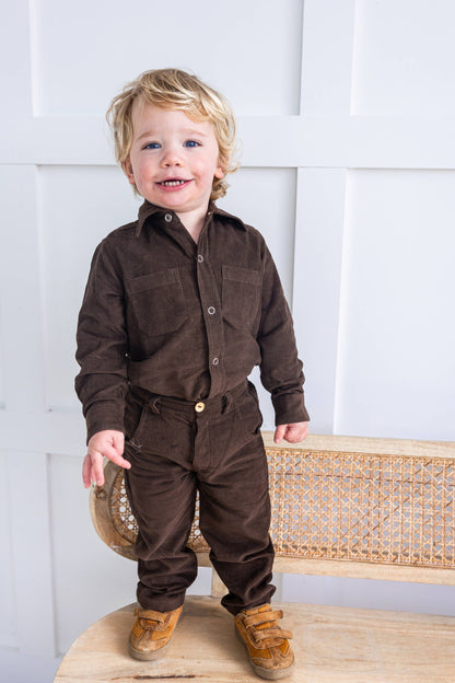 Brown Corduroy Boys Pants