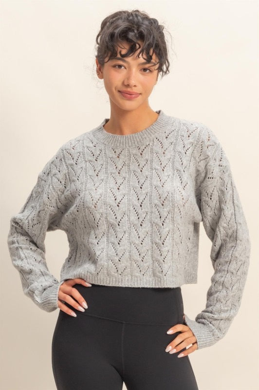 CiCi Cable Knit Sweater (5 Colors)