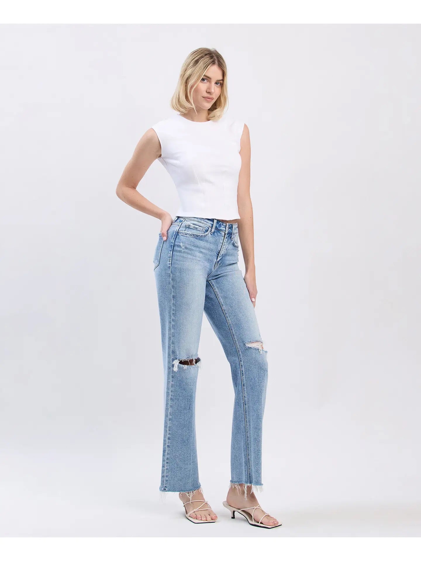 Glorietta Slim Wide Jeans