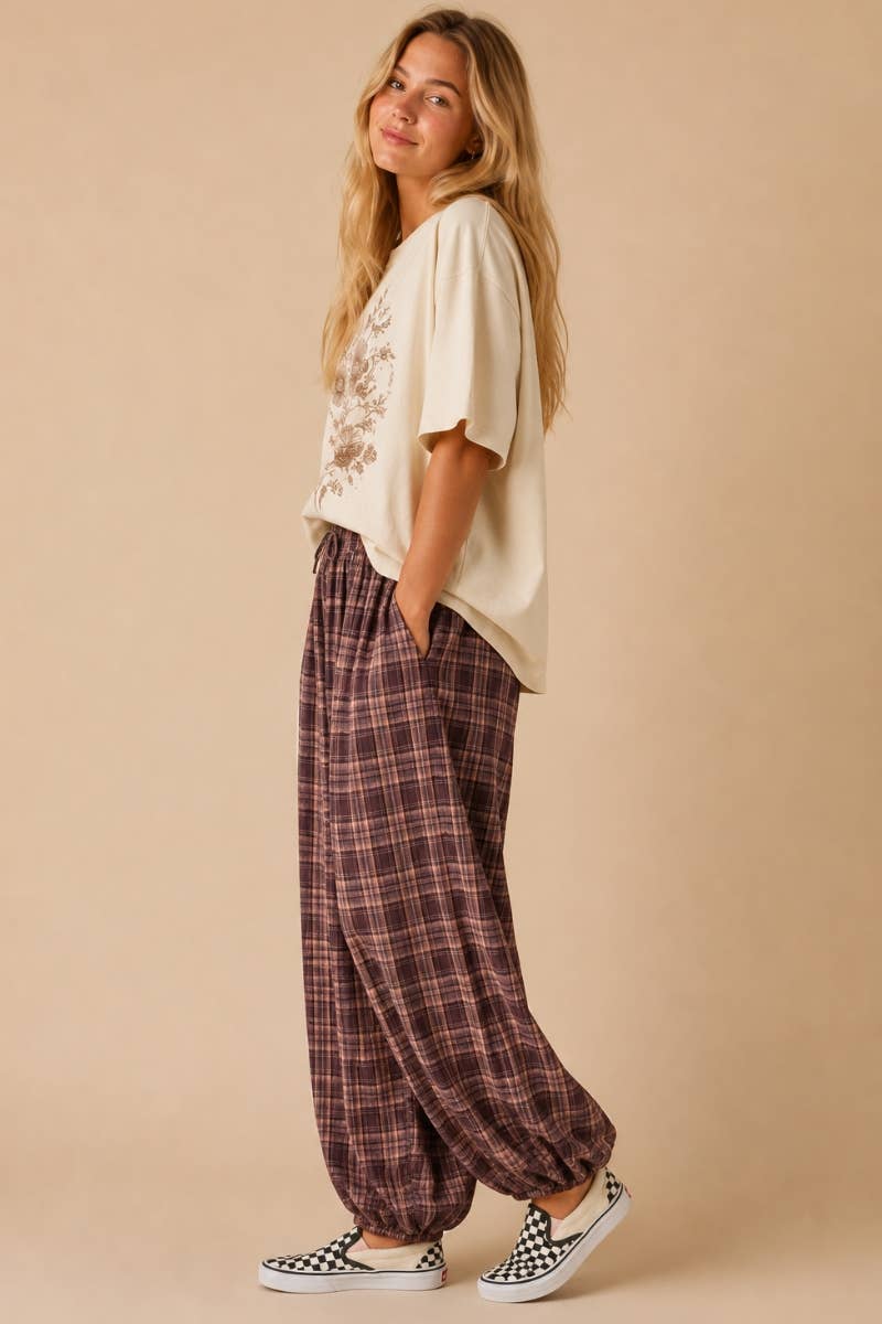 The  Chill-Out Plaid Joggers