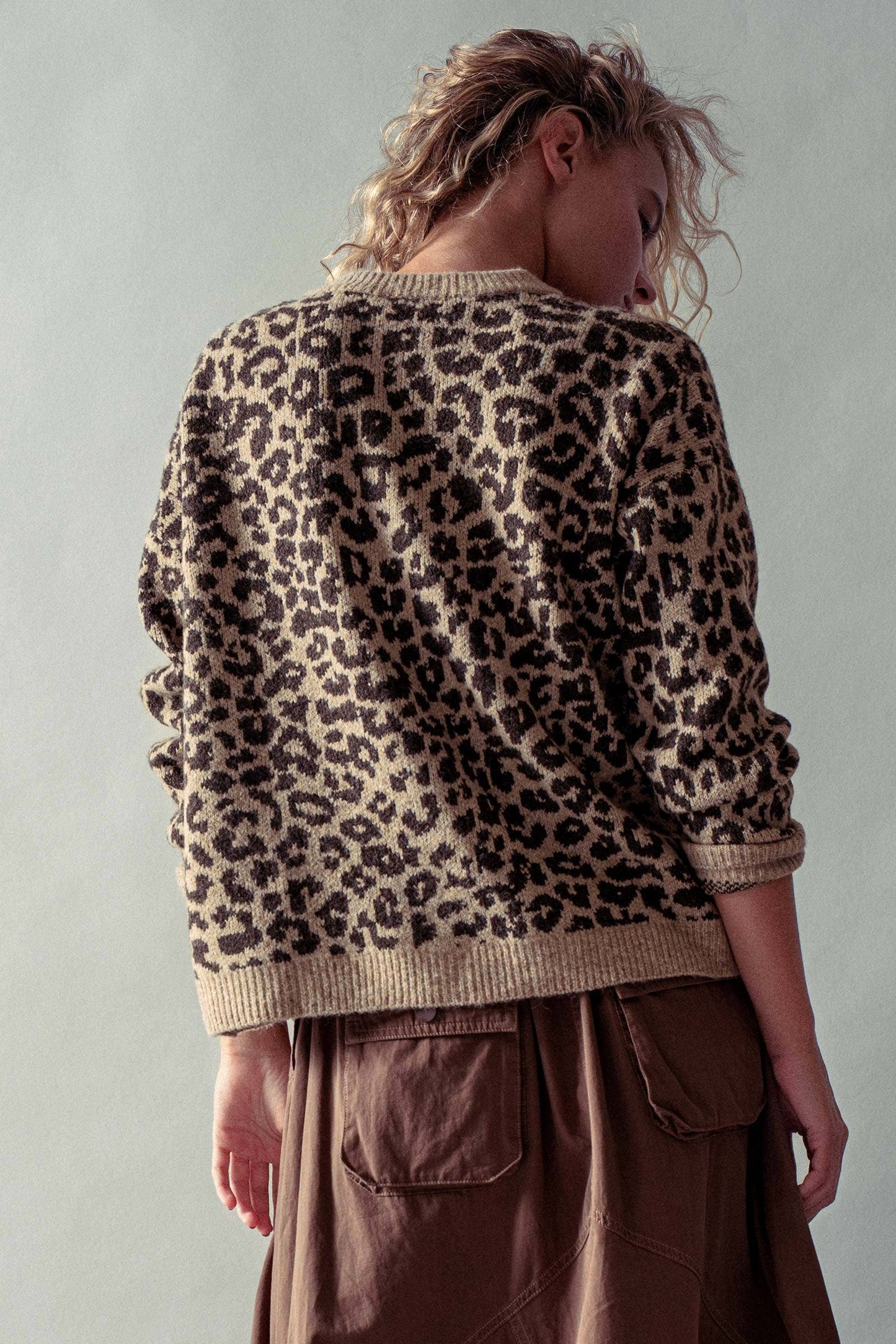 Leopard Print Cardigan